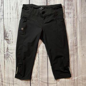 Athleta Capri Leggings Black - Small